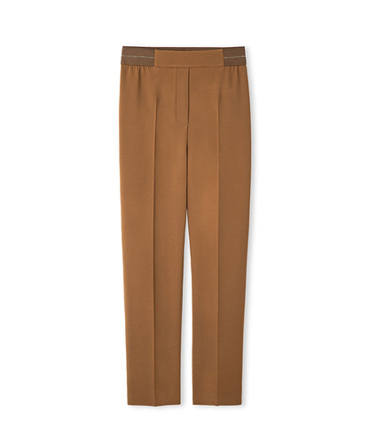 Metallic Stripe Skinny Trousers