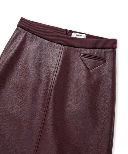 Leather-Effect Skirt