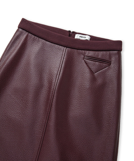 Leather-Effect Skirt