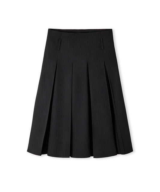 Pleated Midi Skirt