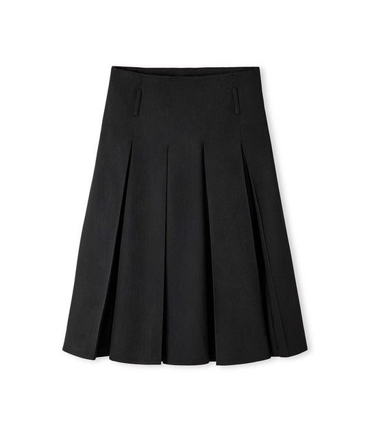 Pleated Midi Skirt