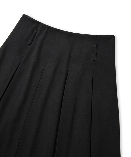 Pleated Midi Skirt