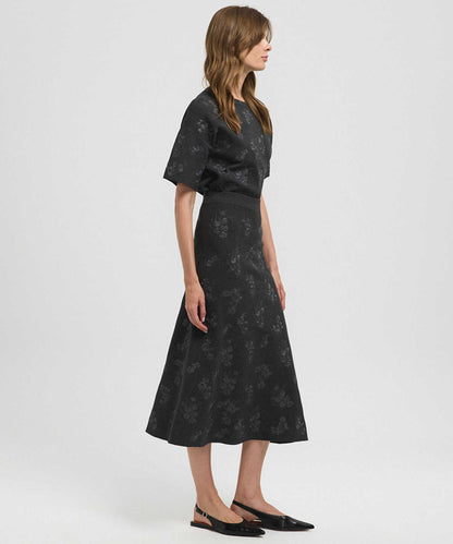 Sequin Knit Skirt 