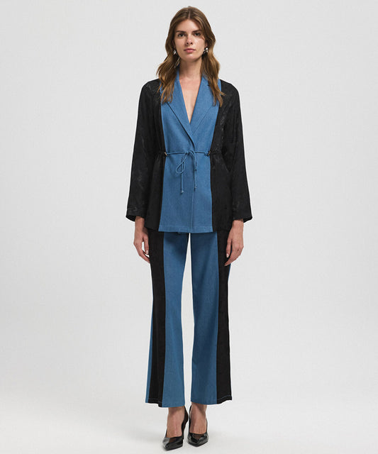 Mixed Color-Block Jacket 