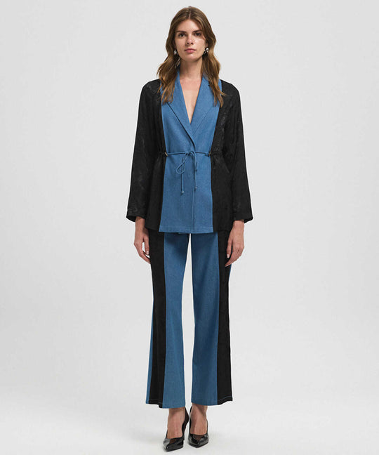 Mixed Color-Block Jacket 