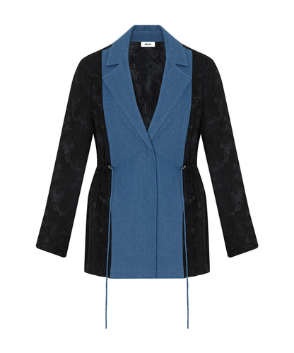 Mixed Color-Block Jacket 