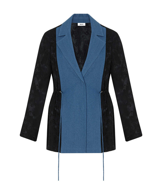 Mixed Color-Block Jacket 