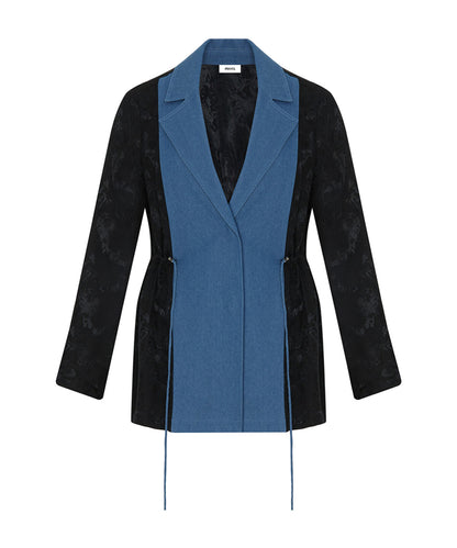 Mixed Color-Block Jacket 