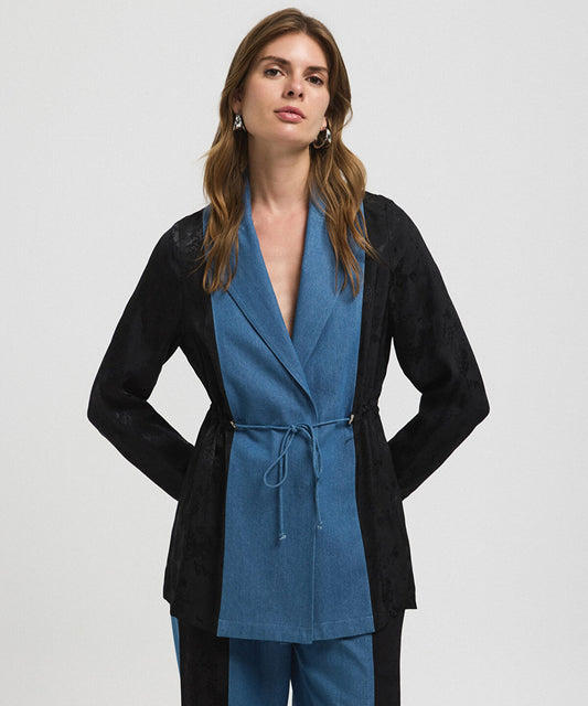 Mixed Color-Block Jacket 