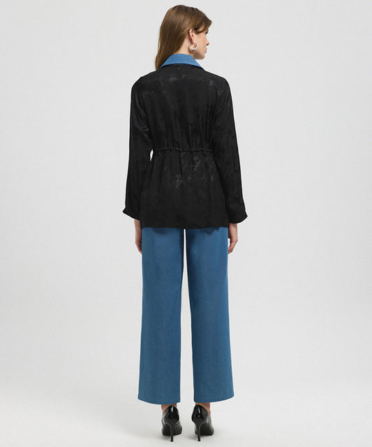 Mixed Color-Block Jacket 