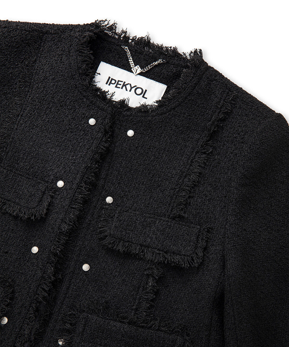 Zoomed Fringe-Trim Jacket