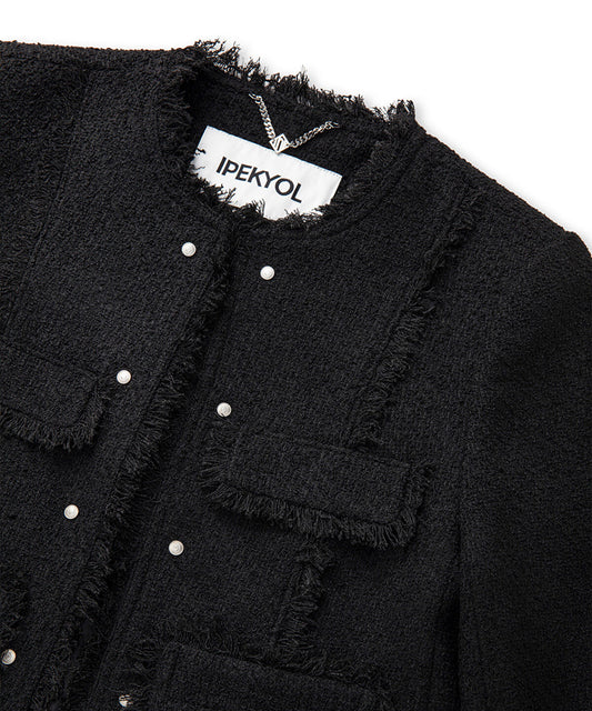 Fringe-Trim Jacket