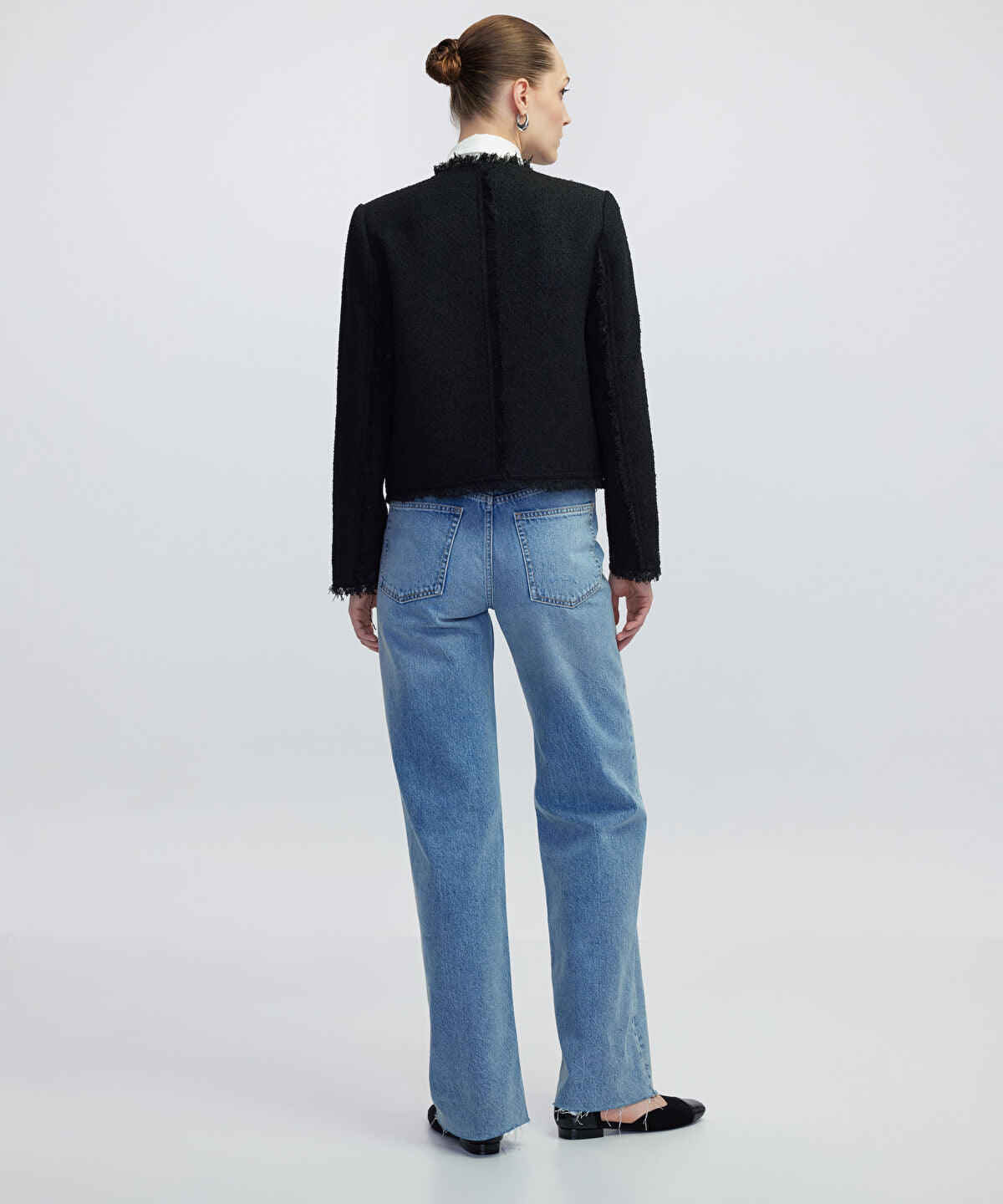 Zoomed Fringe-Trim Jacket