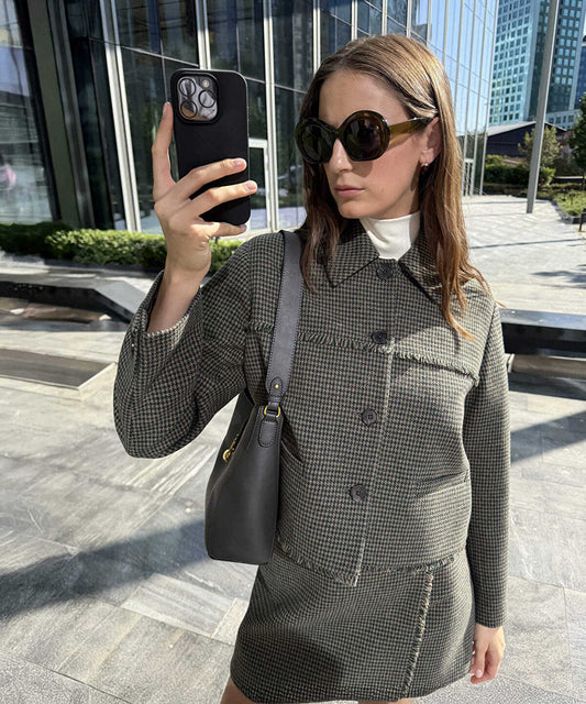 Houndstooth Jacket