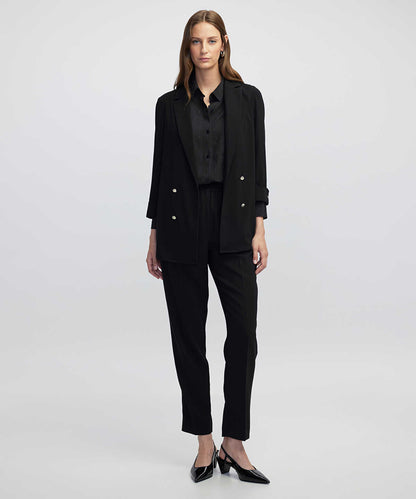Unlined Jacket with Buttons