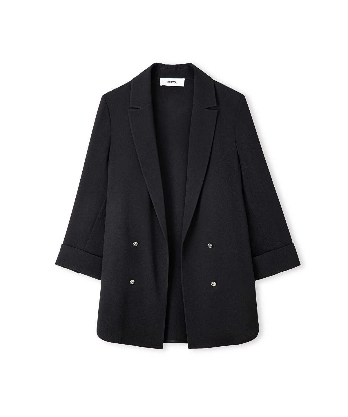 Unlined Jacket with Buttons