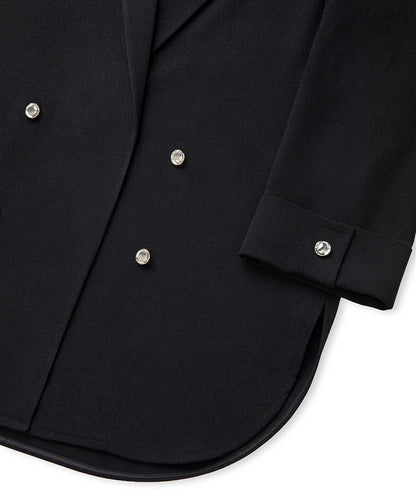Unlined Jacket with Buttons