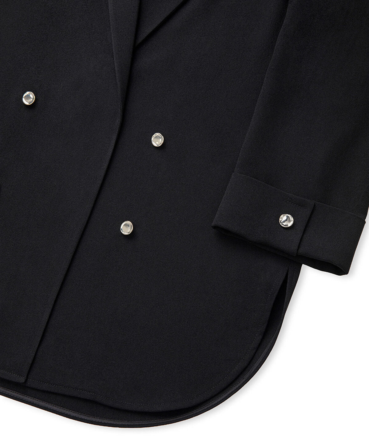 Unlined Jacket with Buttons