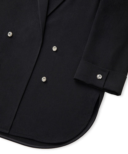 Unlined Jacket with Buttons