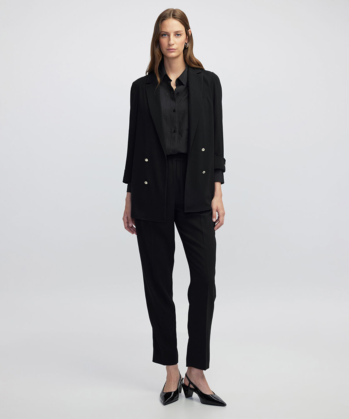 Zoomed Unlined Jacket with Buttons