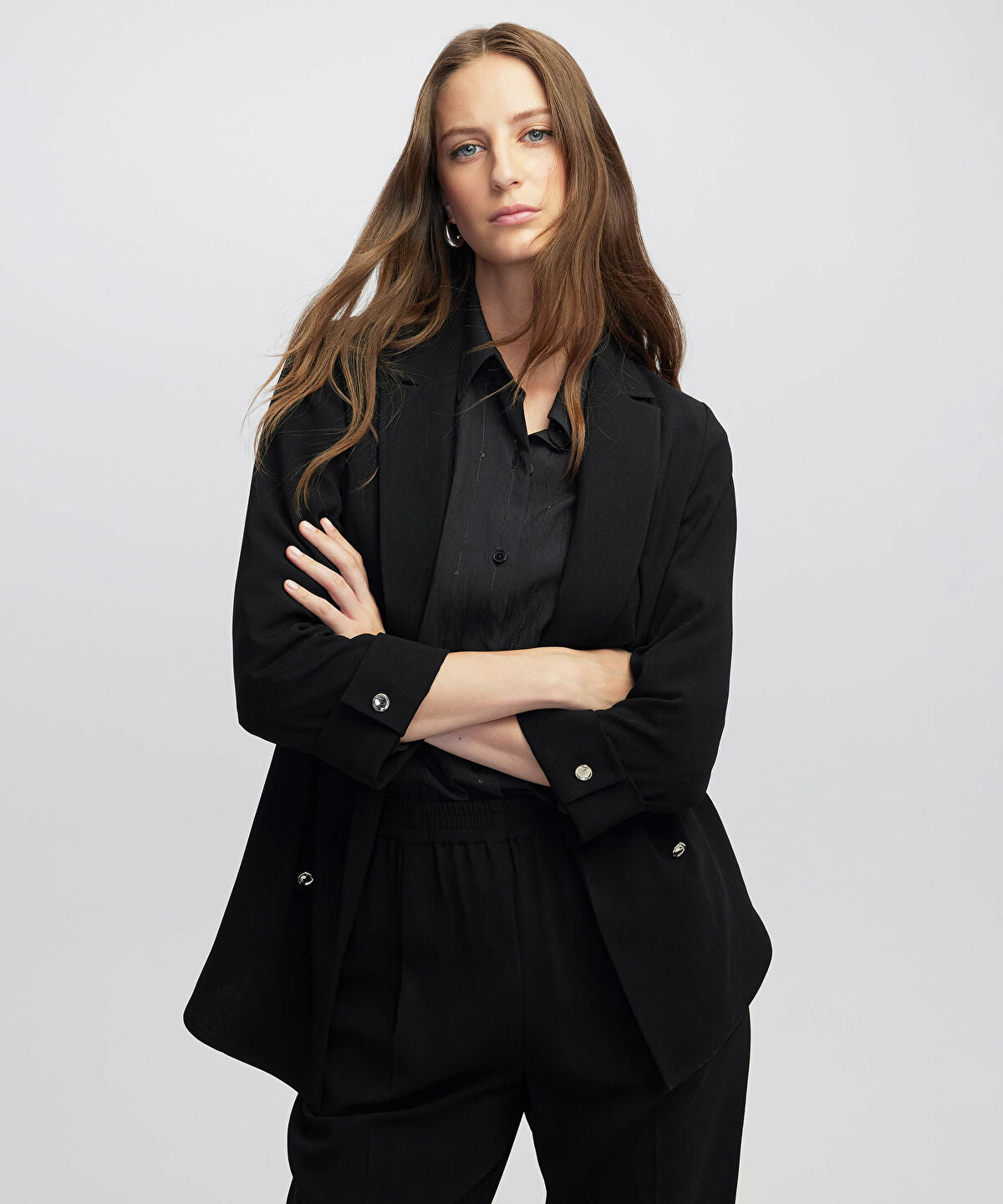 Zoomed Unlined Jacket with Buttons