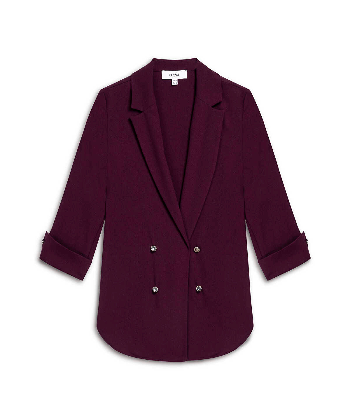 Unlined Jacket with Buttons