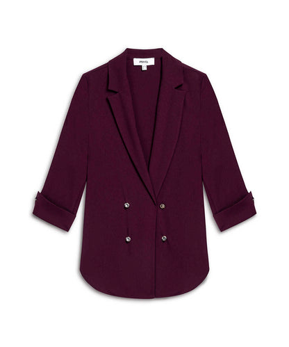 Unlined Jacket with Buttons
