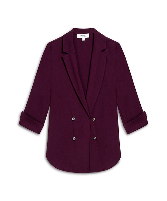 Unlined Jacket with Buttons