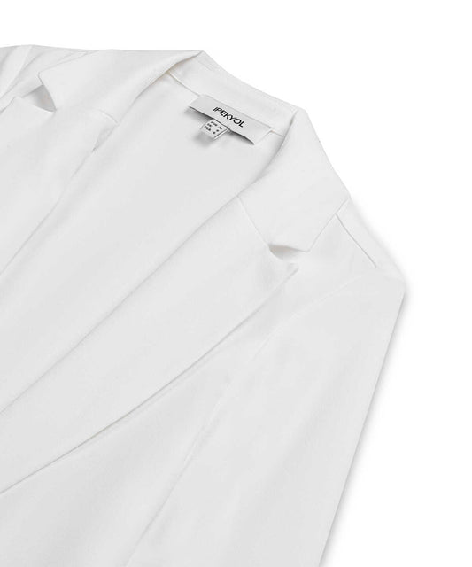 Unlined Jacket with Buttons