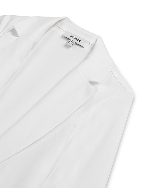 Unlined Jacket with Buttons