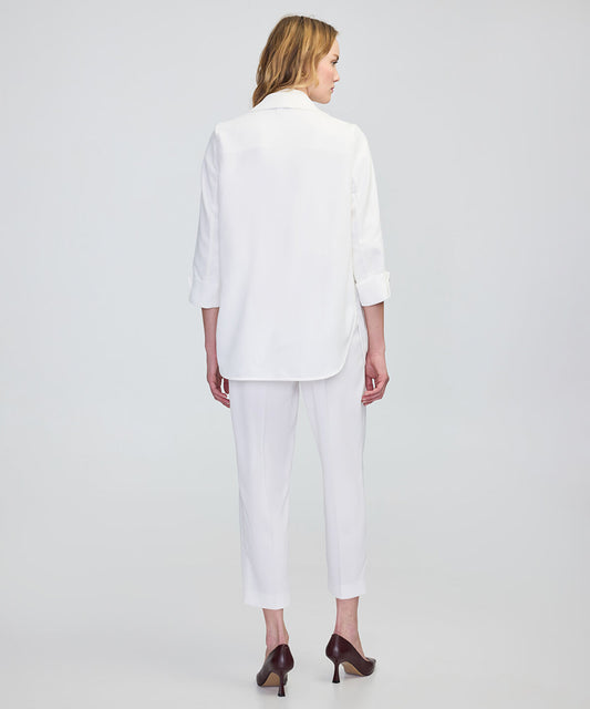 Unlined Jacket with Buttons
