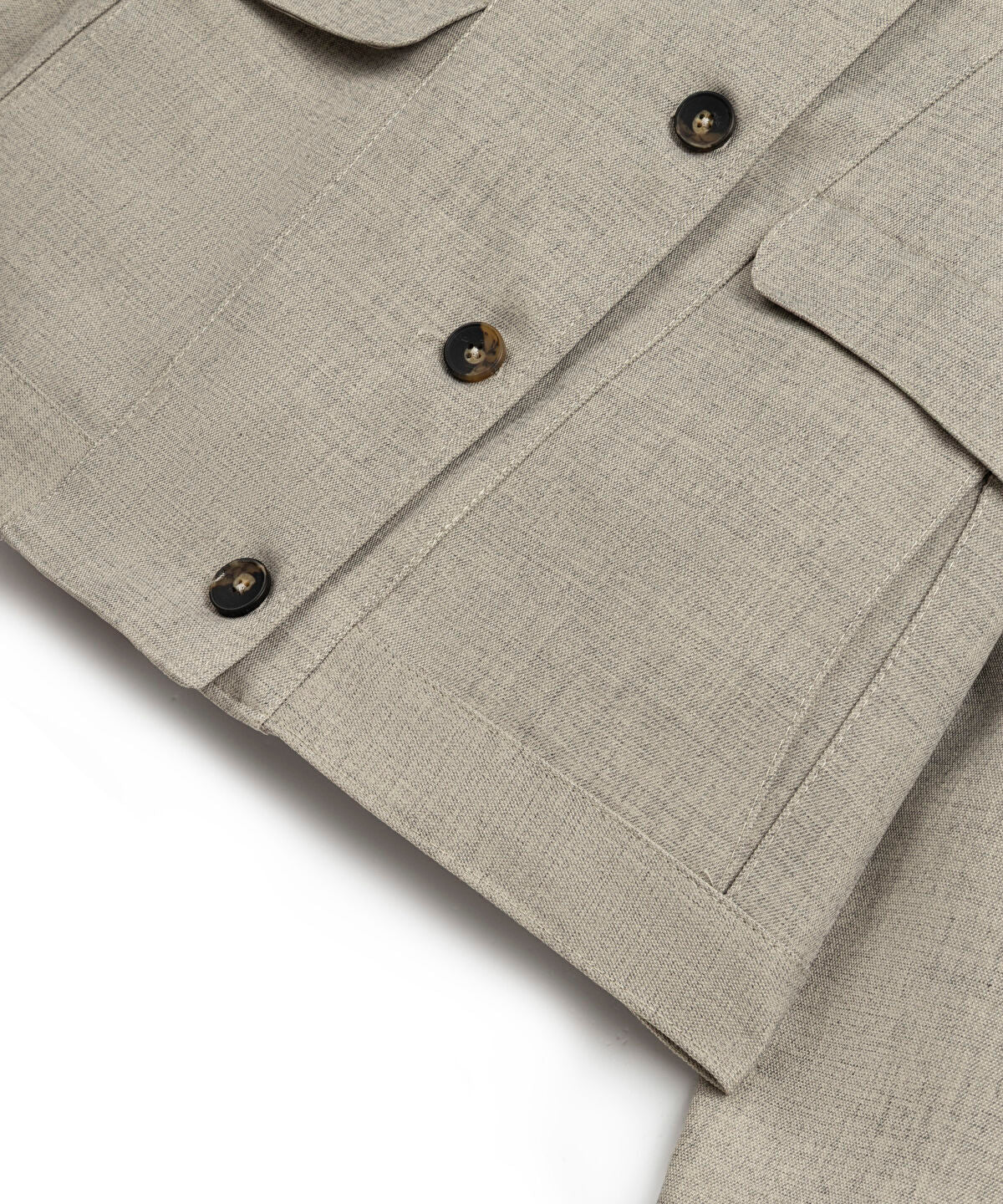 Zoomed High-Collar Boxy Jacket