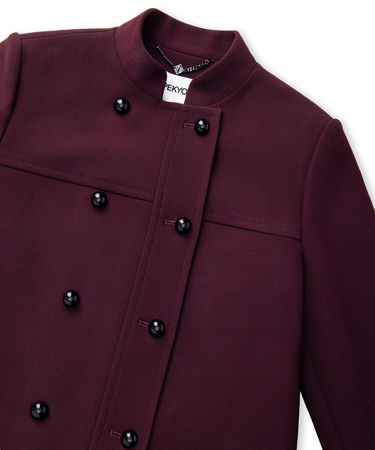 Zoomed Contrast Button Jacket