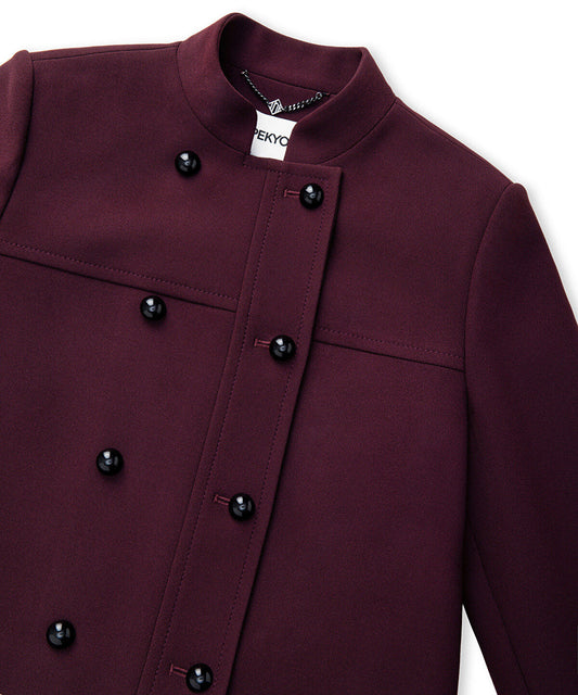 Contrast Button Jacket