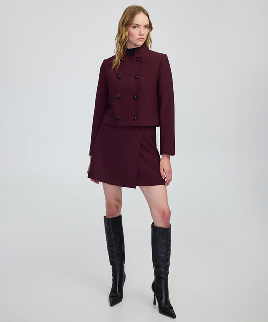 Contrast Button Jacket