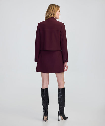Contrast Button Jacket