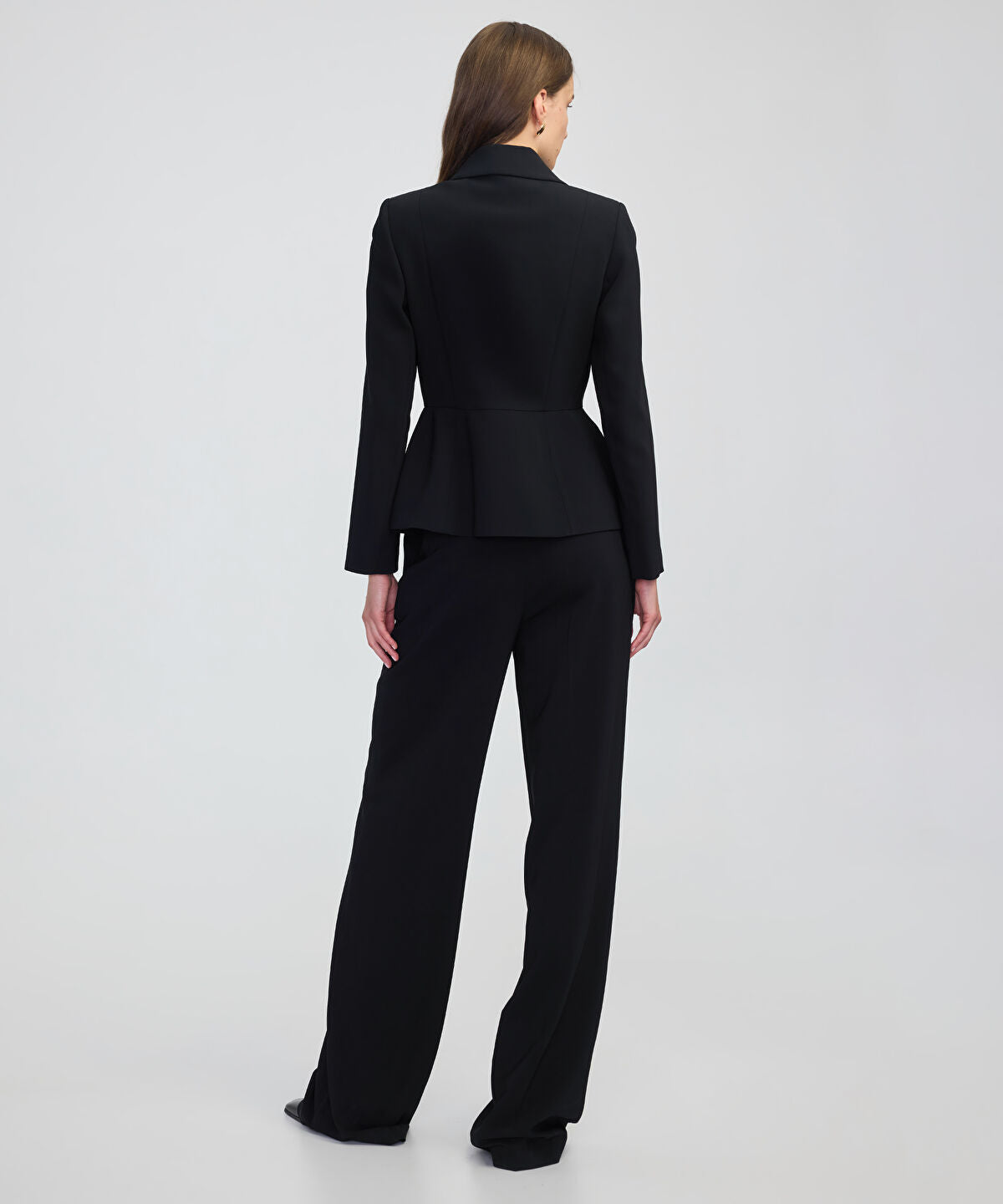 Zoomed Pleated Peplum Jacket
