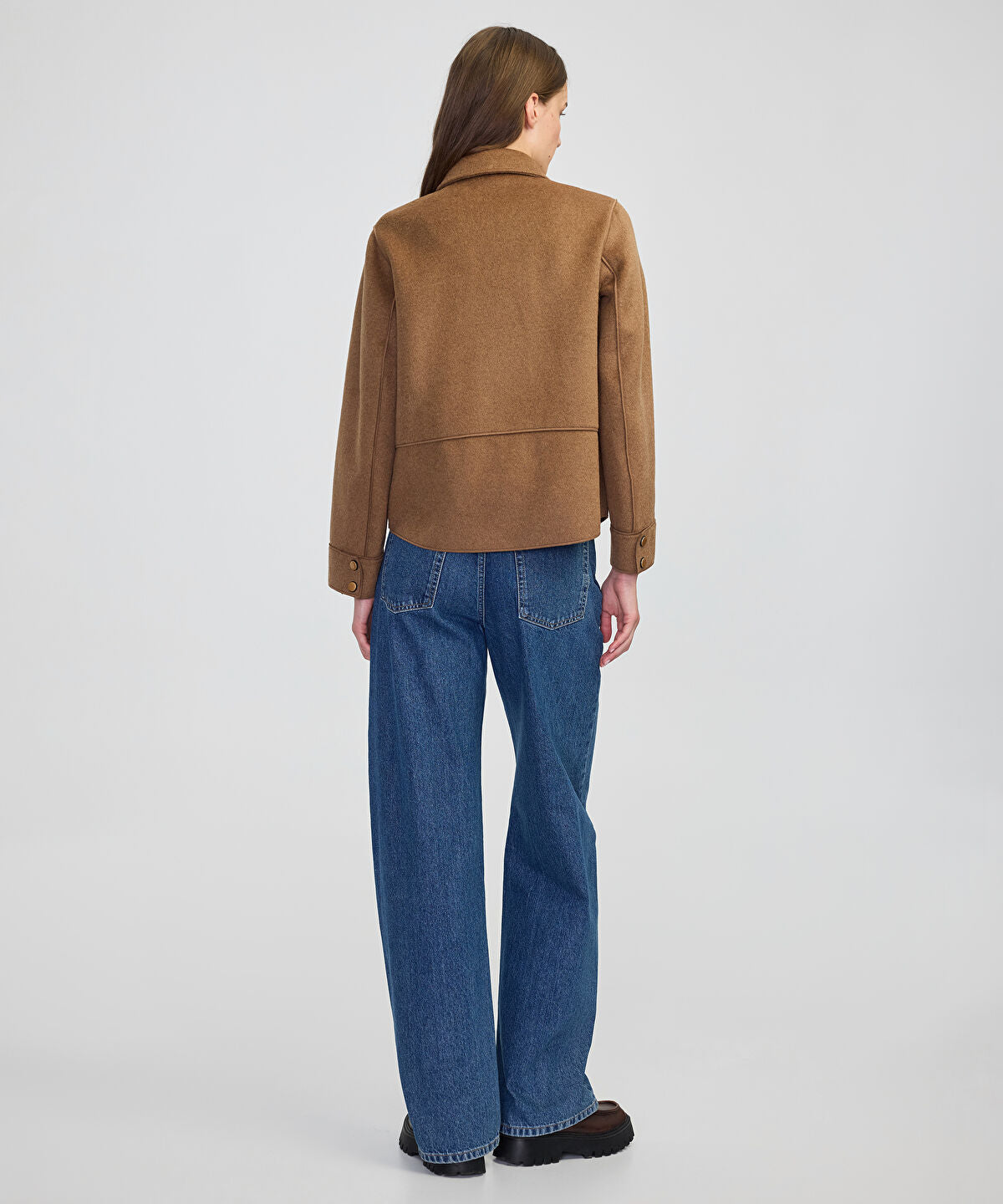 Zoomed Wool Blend Jacket