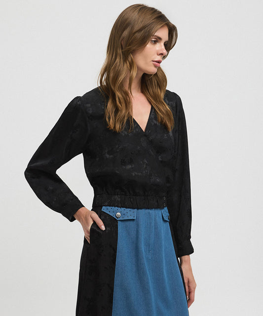 Jacquard Blouse
