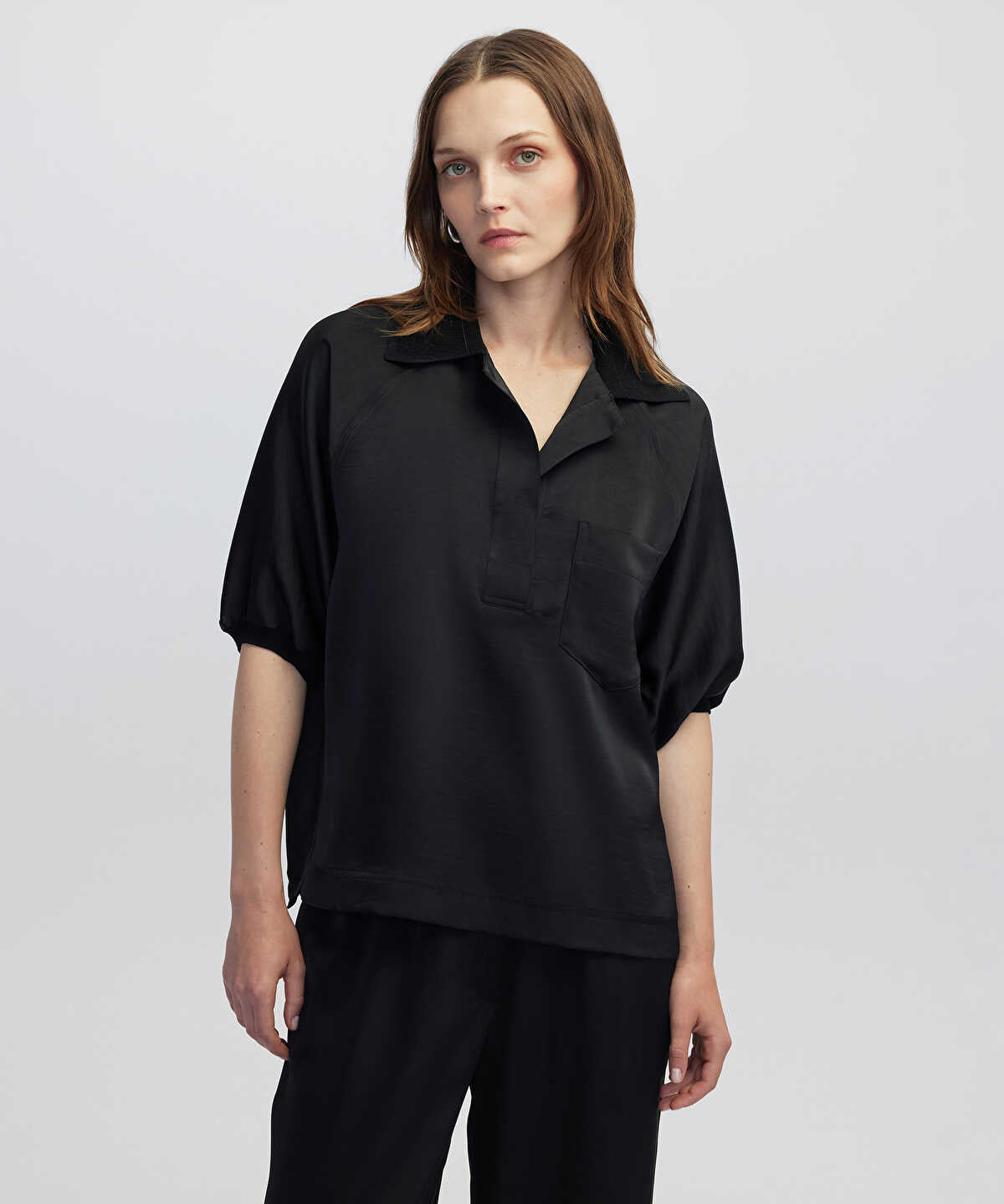 Mixed Media Blouse