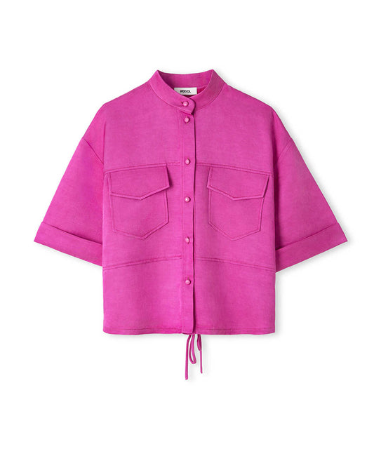 Mandarin Collar Blouse