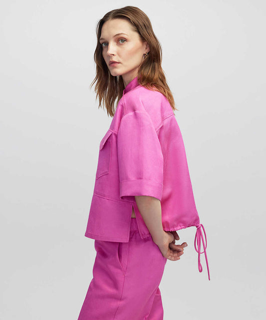 Mandarin Collar Blouse