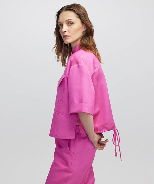 Mandarin Collar Blouse