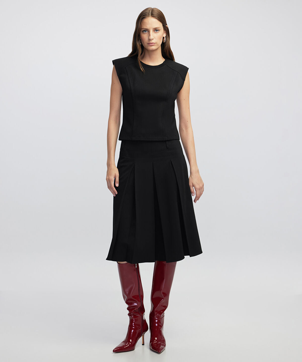 Zoomed Blouse with Shoulder Pads