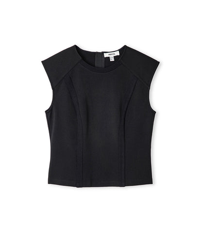 Blouse with Shoulder Pads