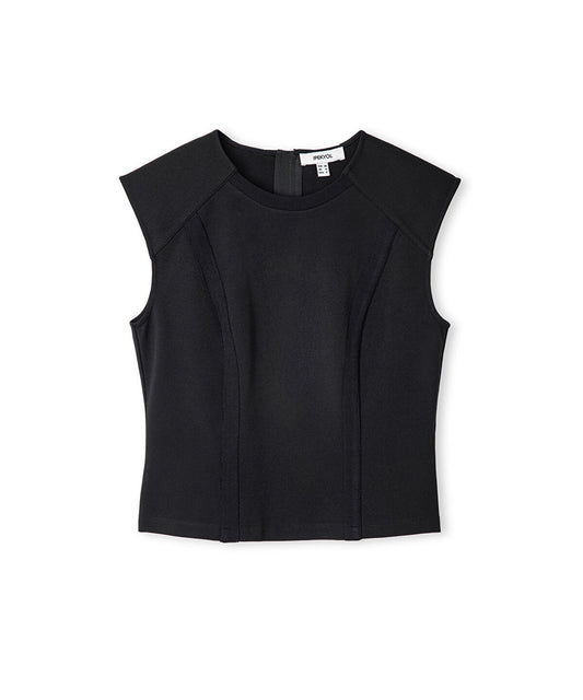 Blouse with Shoulder Pads
