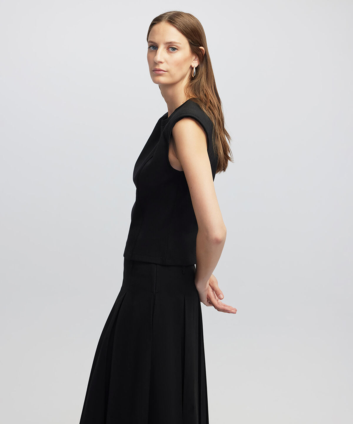 Zoomed Blouse with Shoulder Pads