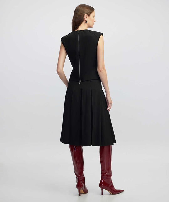 Blouse with Shoulder Pads