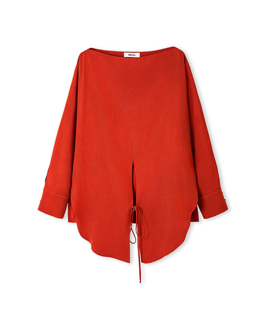 Basic Blouse with Tied Detail
