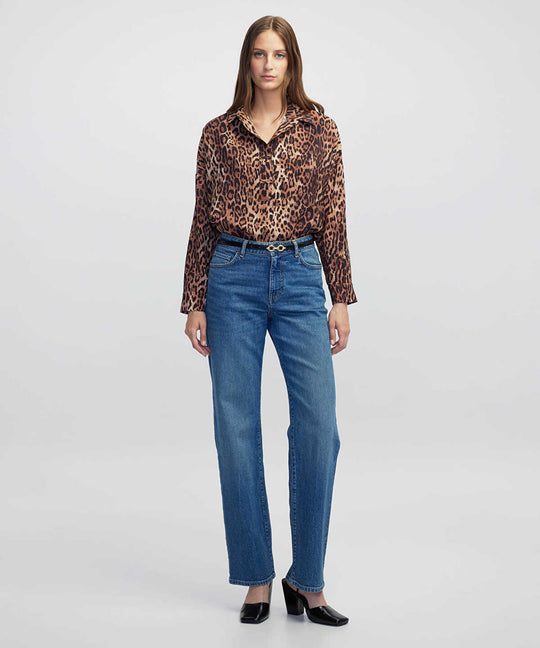 Animal Print Blouse